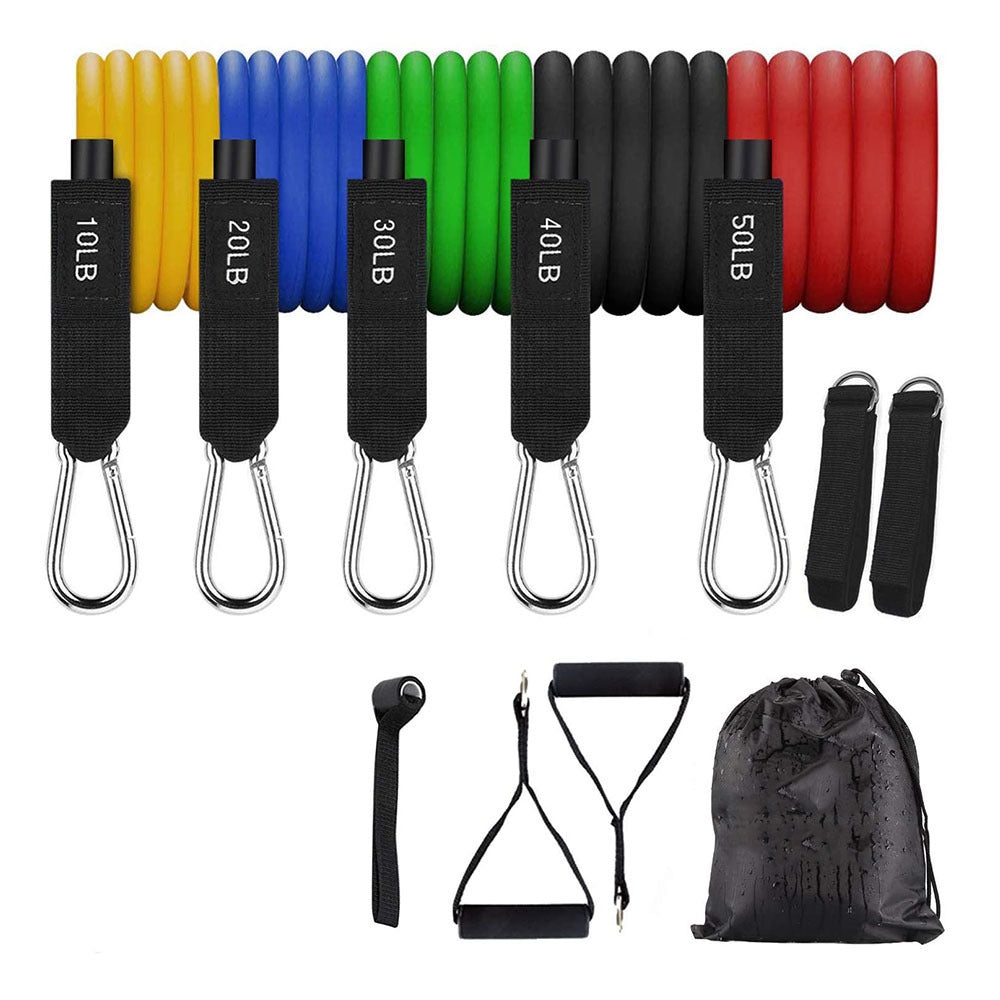 Portable Fitness Rally Resistance Bands Set