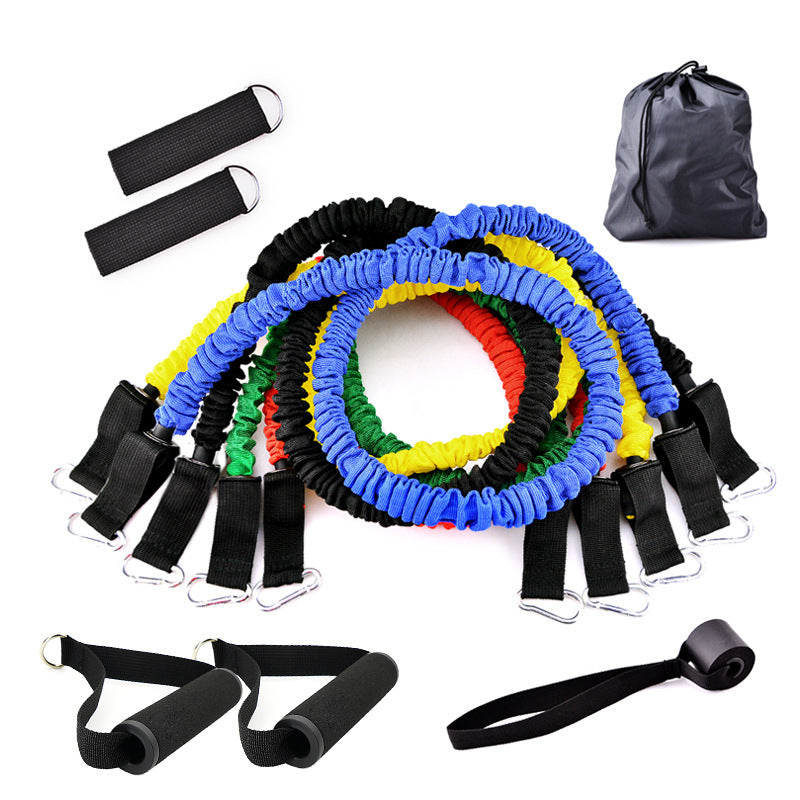 Portable Fitness Rally Resistance Bands Set