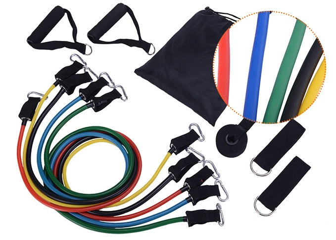 Portable Fitness Rally Resistance Bands Set