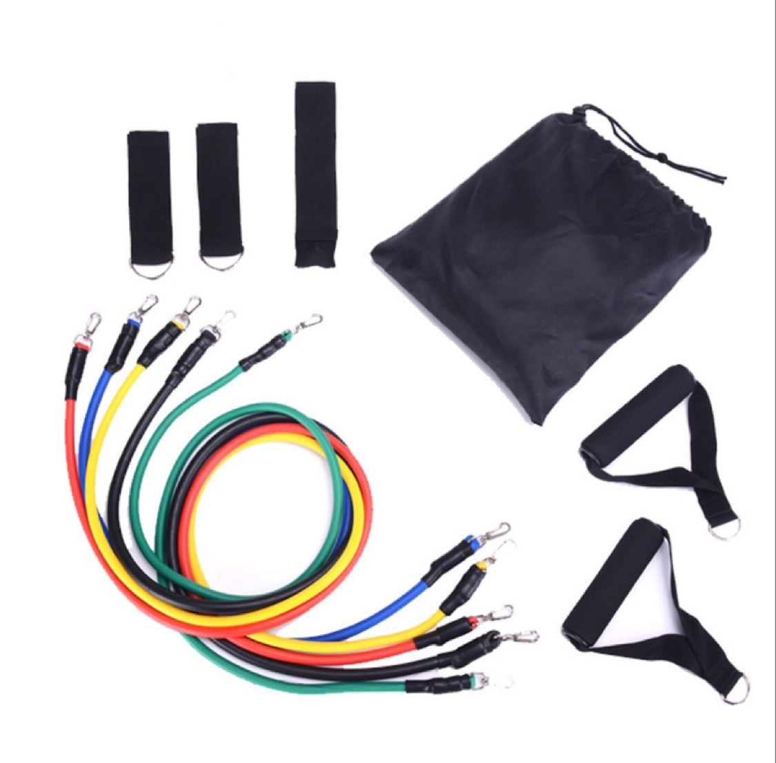 Portable Fitness Rally Resistance Bands Set